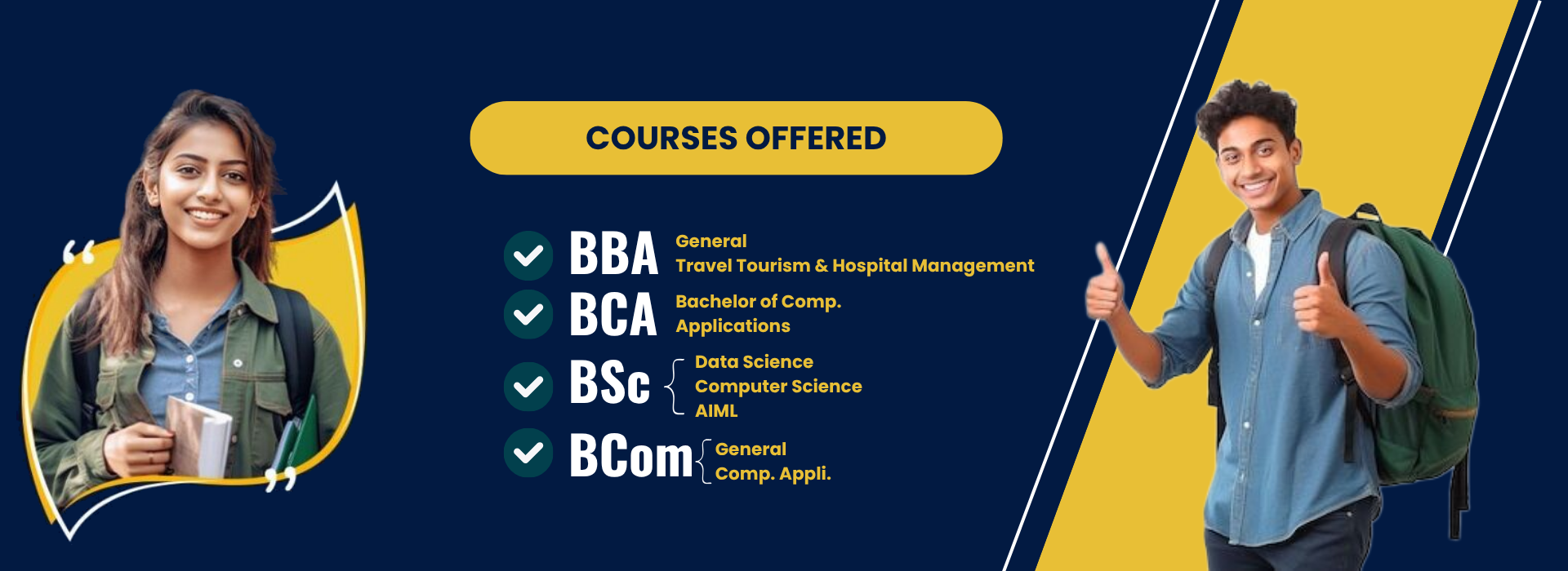 Courses offered